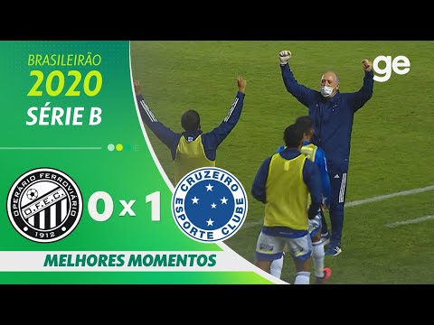 OPERÁRIO-PR 0 X 1 CRUZEIRO | MELHORES MOMENTOS | 17ª RODADA BRASILEIRÃO SÉRIE B 2020 | ge.globo
