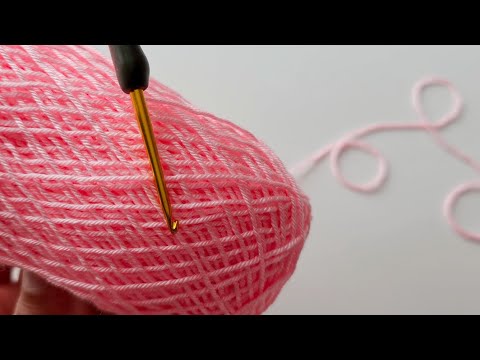 Look at this beauty! It is impossible not to admire the unique new crochet stitch