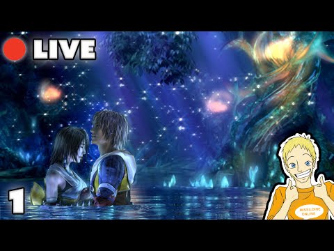 Let's Play Final Fantasy X HD Remaster Part 1 [LIVESTREAM] 100% PS4 Platinum Trophy 50 Likes?!