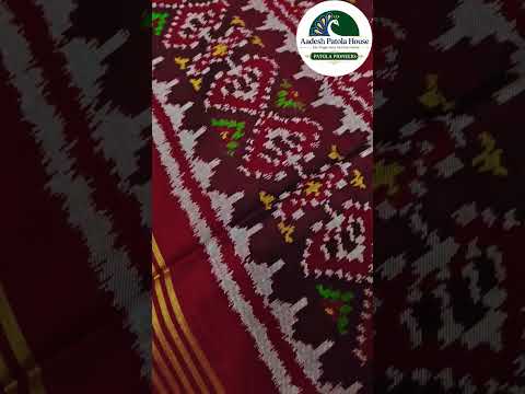Red Marron Traditional Jad PATOLA Saree