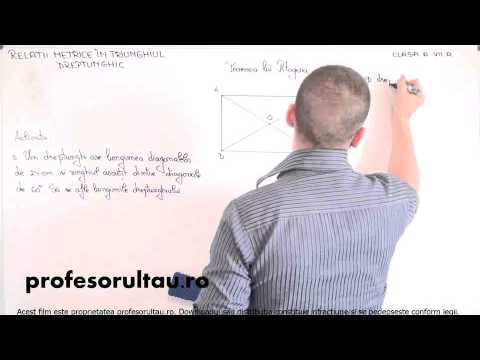 exemple teorema pitagora - profesorultau.ro