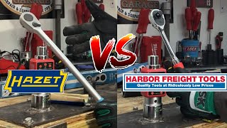 HAZET vs Harbor Freight 1000NM Challenge Too Much Force said Everyone! 1/2 Drive