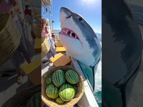 She Fed a Shark a Giant Pumpkin… You Won’t Believe What It Spit Out! 🦈🎃🥬
