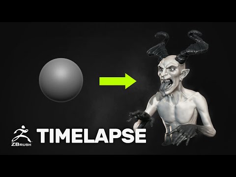 Sculpting Krampus - ZBrush Time-lapse - Christmas Special