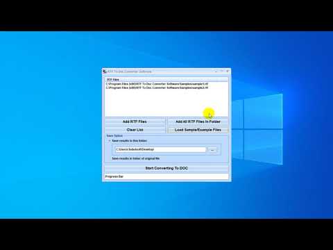 RTF To Doc Converter Software