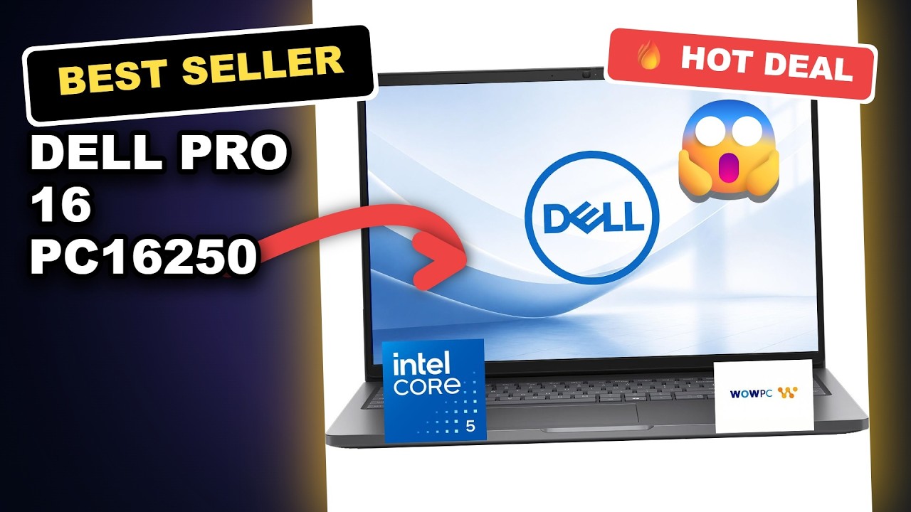 Dell Pro 16 PC16250 Business Laptop Tested: Is This Worth It for Professionals? review video