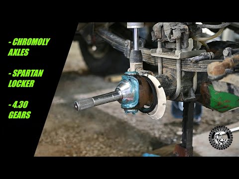 Suzuki Samurai Front Diff Rebuild: 4.30 gears, locker, chromoly axles