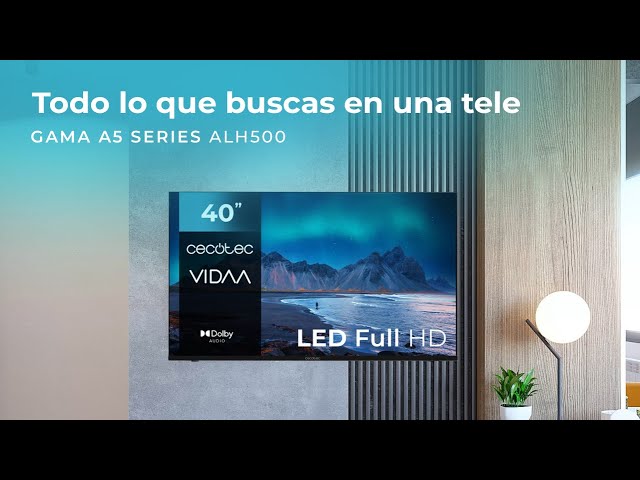 TV Cecotec LED A5 Series ALF50040 40" Full HD 50Hz Smart TV VIDAA Dolby Audio video