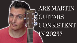 Video thumbnail for Comparing TWO Martin M-36 guitars in 2023 by Aaron Short Music
