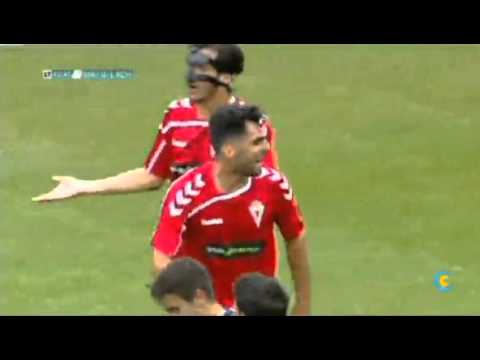 Jornada 35 2ª Division B Temporada 2015/2016 Real Murcia 0-Recreativo 1 Resumen.