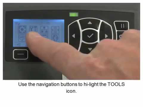 Inserting a ribbon (ink foil) into a small ZEBRA printer thumbnail