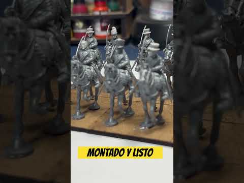 Conversión cazador a caballo español. #miniature #talavera #wargames #history #warlordgames #shorts