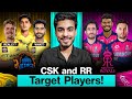 CSK SURPRISE Plan For Auction Which SPINNER Rajasthan Will TARGET CSK RR IPL 2026 Auction
