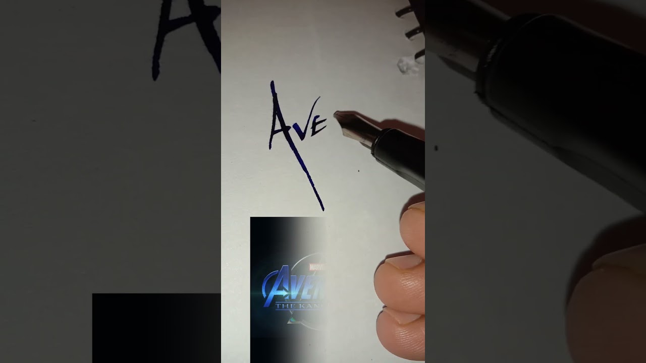 Avenger🛡 #avengers #marvel #calligraphy #art