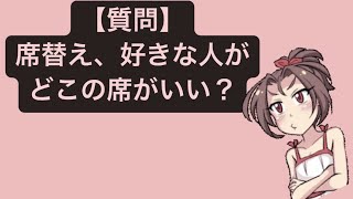 【質問】席替え、好きな人がどこの席がいい？ feat.初音ミク #Shorts