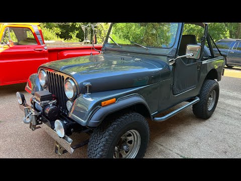 The CJ7 gets a Bikini Top & Half Doors!