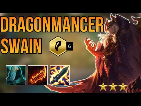 3 Star Hyper Carry Swain with 6 Dragonmancer | TFT 12.12 | Teamfight Tactics Set 7 Dragonlands