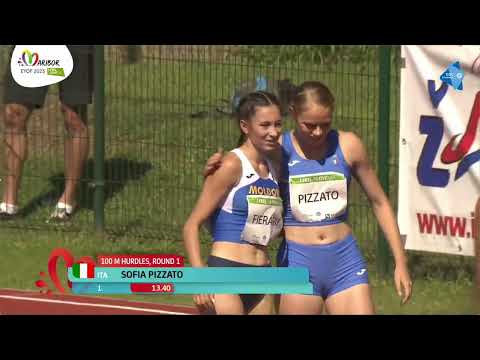 EYOF 2023 Maribor - U18F 100hs Q H1 (ITA: Sofia Pizzato)