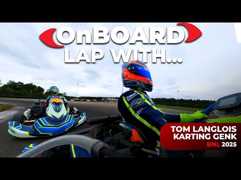 Onboard Lap With... Tom Langlois - Karting Genk (BNL 2025)
