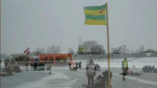 preview picture of video 'IJsselmeer schaatsen 16 januari 2010 Hindeloopen - Stavoren'