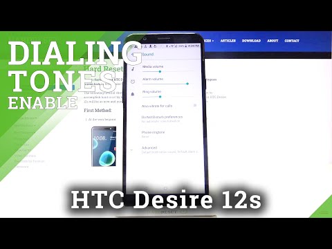HTC Desire 12s Change Pad Sound - Dial Pad Tones