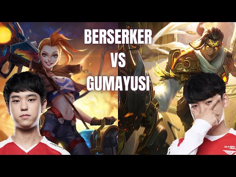 T1 BERSERKER PLAYS JINX VS T1 GUMAYUSI VARUS | KR PATCH 11.14