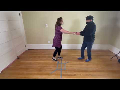 Chad & Kristen HCB Int Adv Lindy Hop video review Feb 21, 22