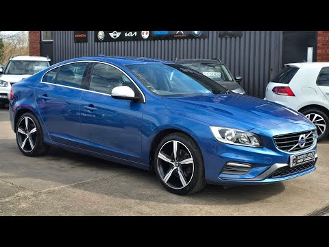 2018 (18) Volvo S60 R-Design NAV 2.0 T4 4Dr in Bursting Blue Metallic. 44k Miles.7 Services. £13,750