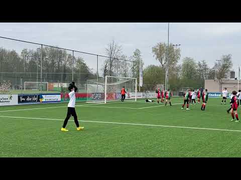 FC Aalsmeer jo13-3 tegen ZSGOWMS jo13-1  1-4  22-04-2023 ⚽️👌🙏