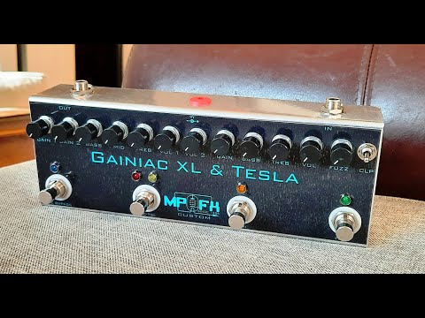 Gainiac Plus XL and Tesla Fuzzy Dist 2in1 pedal by MP Custom FX image 5