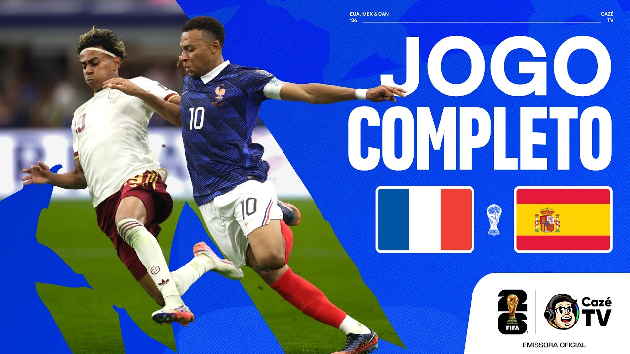 JOGO COMPLETO: FRANÇA X ESPANHA | COPA DO MUNDO FIFA™ 2026 | SEMIFINAL