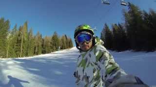 preview picture of video 'GoPro Hero 3 B.E. Snowboard @ Bellamonte'
