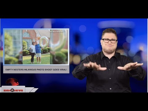 Empty nesters hilarious photo shoot goes viral! (ASL - 6.6.19)