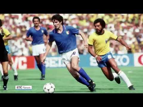 Paolo Rossi's death reported on RTÉ News (10th December 2020)