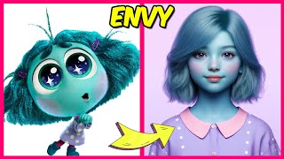 INSIDE OUT 2 in REAL LIFE and their favorite DRINKS (& other favorites) | Envy, Embarrassment, Ennui