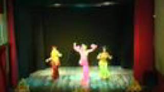 Sandy d'Alì, Azira Imman and Amelie Diab latin belly dance