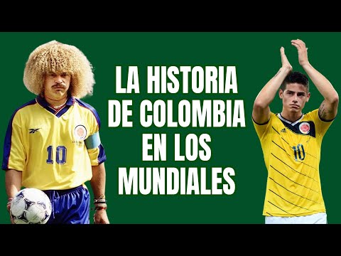 Los Mundiales que ha Jugado la Selección Colombia ⚽