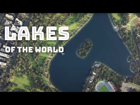 12 Unusual and Beautiful Lakes | 4k UHD Aerial Video