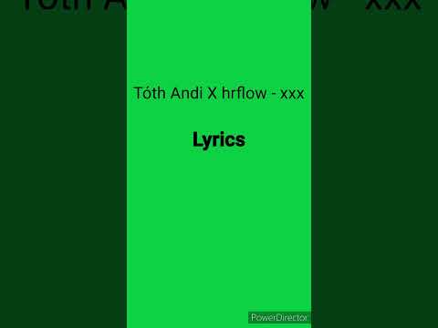 Tóth Andi X Hrflow - XXX Audió}