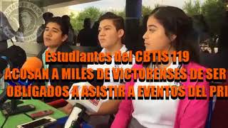 PROTESTA ESTUDIANTIL DEL CBTIS CARECE DE LEGITIMIDAD Y CREDIBILIDAD