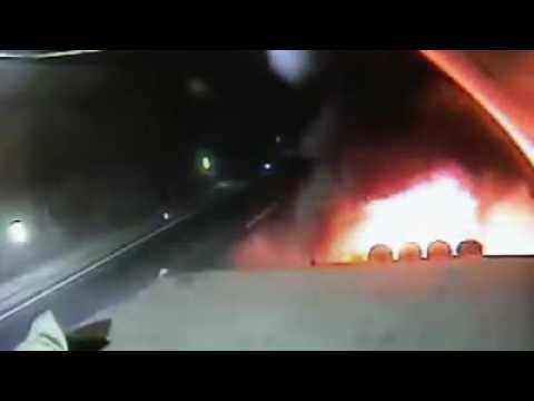 LKW Unfall/Crash A4 Jadgbergtunnel Jena Germany LIVE  27.07.16 + Einsatzfahrt Feuerwehr