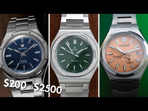 Top 12 Integrated Bracelet Sports Watches under $2500