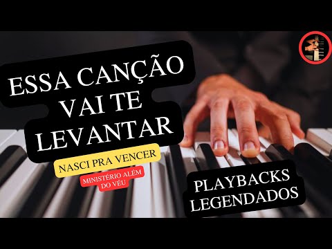 NASCI PRA VENCER | Playback Legendado Cristão  | Ministério Além do Véu