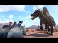 Jurassic world Camp Cretaceous season 4 baby dino vs spinosaurus