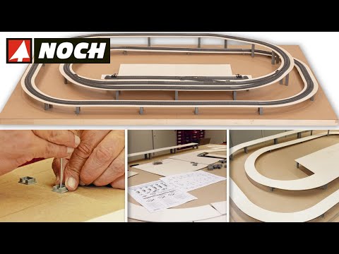 Video H0 - Stavebnice na budovaní vlakové trati - Noch 53600