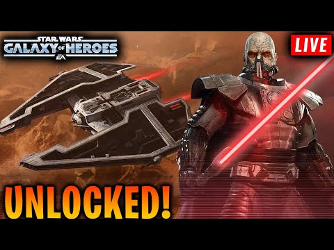 Darth Malgus' Fury Class Interceptor FINALLY Unlocked! 7 Star Testing Gameplay LIVE