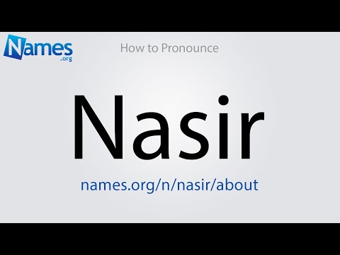 How to Pronounce Nasir