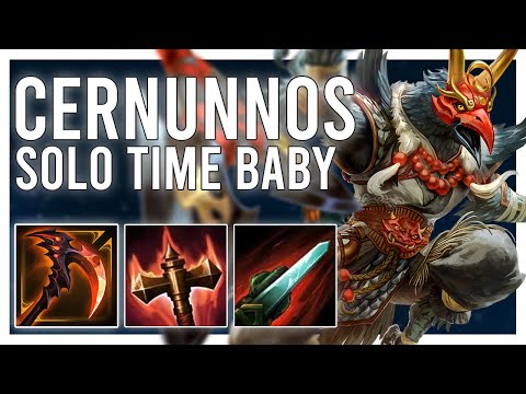 CERNUNNOS SOLO IS ACTUALLY SO FUN - SMITE Ranked Conquest