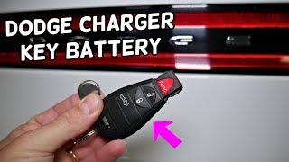 DODGE CHARGER KEY FOB BATTERY REPLACEMENT. KEY NOT WORKING, NOT LOCKING UNLOCKING FIX