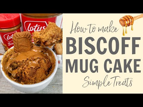 How to make a Biscoff Mug Cake! Recipe #Shorts